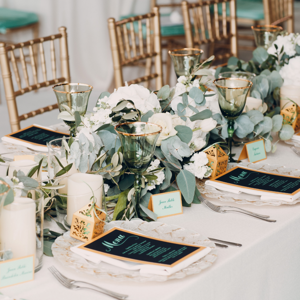 Function table setting photo links to the function centre pages.